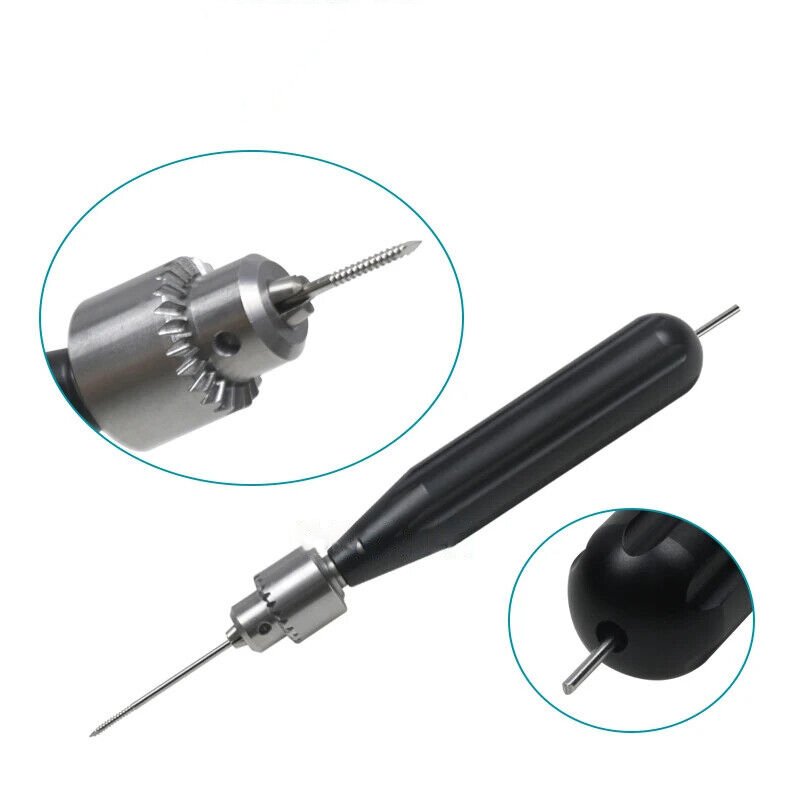 1pcs Hollow Hand Drill Bone Hand Drill Orthopedic Surgery Instrument